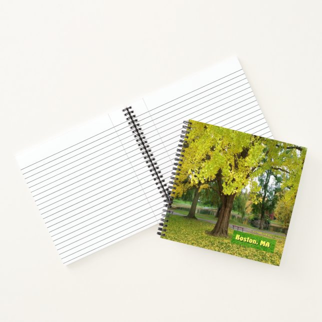 Cuaderno Árbol de guijarros amarillo (Interior)