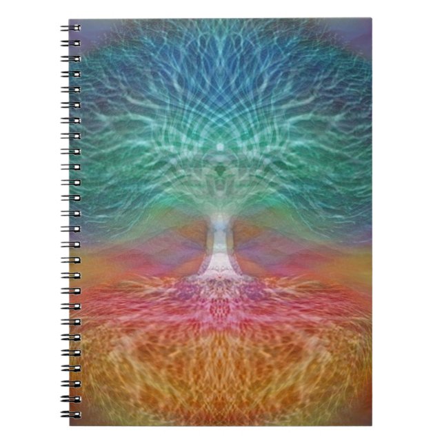 Cuaderno Árbol de la paz interior de la vida (Frente)
