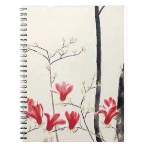 Cuaderno Árbol de magnolia por Kobayashi Kokei, naturaleza