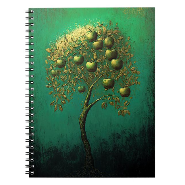 Cuaderno Árbol de manzanas doradas (Frente)