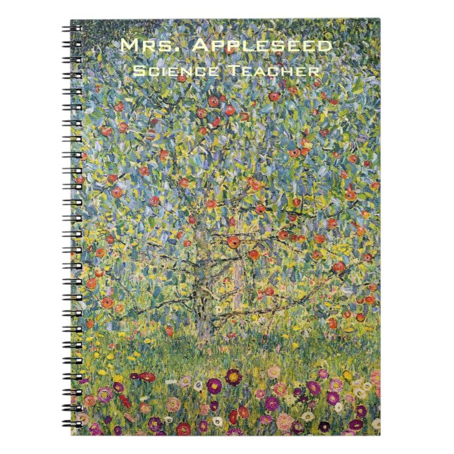 Cuaderno Árbol de manzanas por Gustav Klimt, Art Nouveau vi (Frente)