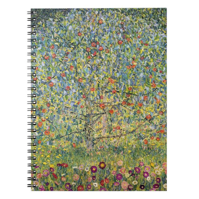 Cuaderno Árbol de manzanas por Gustav Klimt, Art Nouveau vi (Frente)