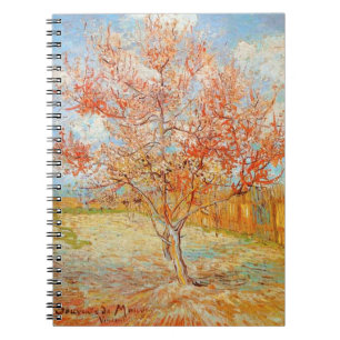 Cuaderno Árbol de melocotón rosado de Van Gogh en cuadern