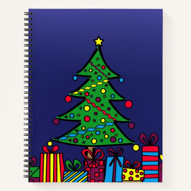Cuaderno árbol de Navidad (Anverso)