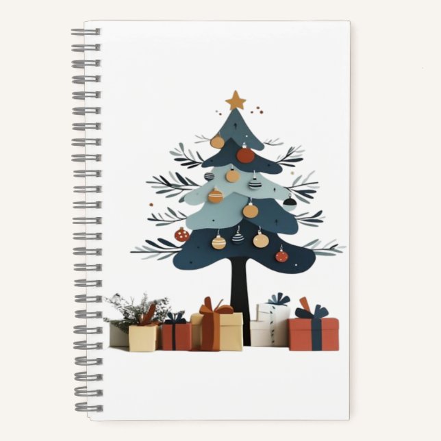 Cuaderno árbol de Navidad (Anverso)