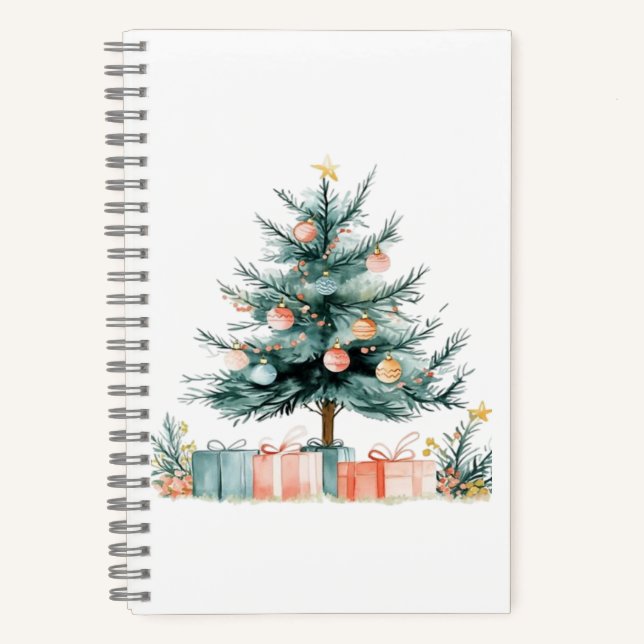 Cuaderno árbol de Navidad (Anverso)