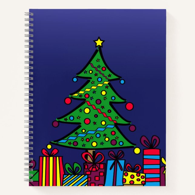 Cuaderno árbol de Navidad (Anverso)