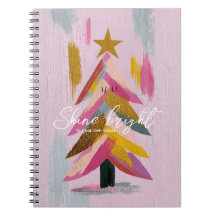 Árbol de Navidad abstracto brilla con fuerza