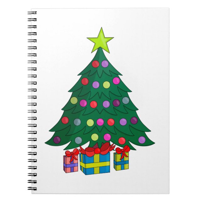 Cuaderno Árbol de Navidad acogedor (Frente)