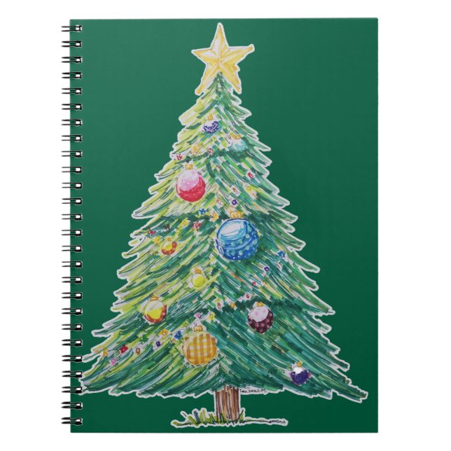 Cuaderno Árbol de Navidad Colorido (Frente)