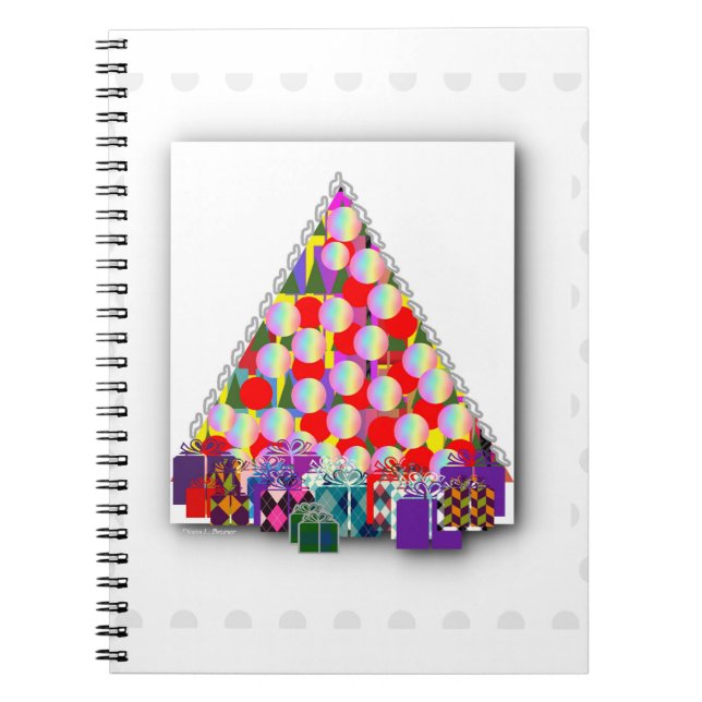 CUADERNO ÁRBOL DE NAVIDAD CON PRESENTES (Frente)