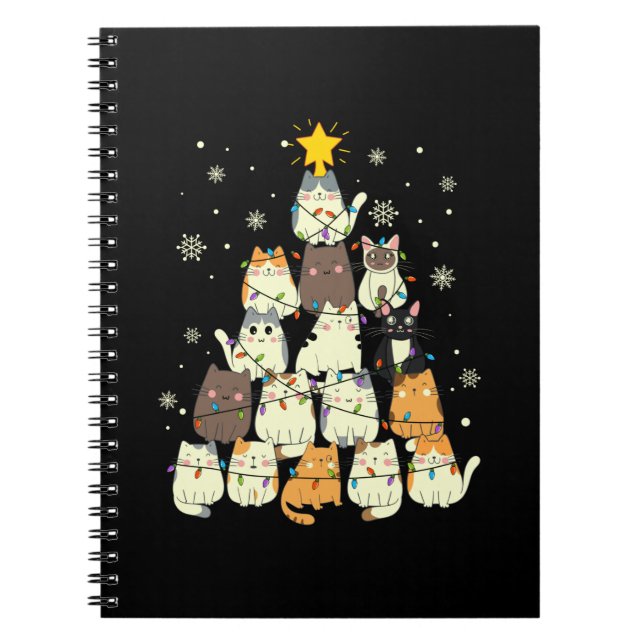 Cuaderno Árbol de navidad de Feliz Navidad (Frente)