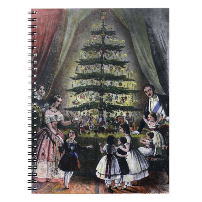 Cuaderno Árbol de Navidad de la Reina Victoria (Frente)