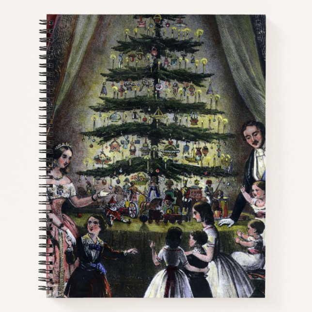 Cuaderno Árbol de Navidad de la Reina Victoria (Anverso)