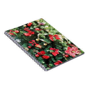 Cuaderno Árbol de Navidad decorado