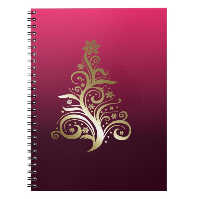 Cuaderno Árbol de Navidad espumoso (Frente)