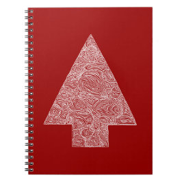 Cuaderno Árbol de Navidad moderno