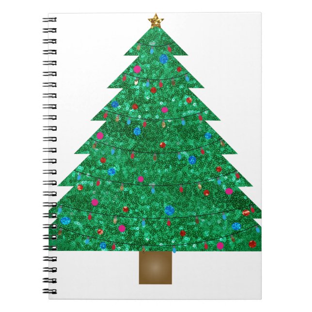 Cuaderno árbol de navidad secuencial (Frente)