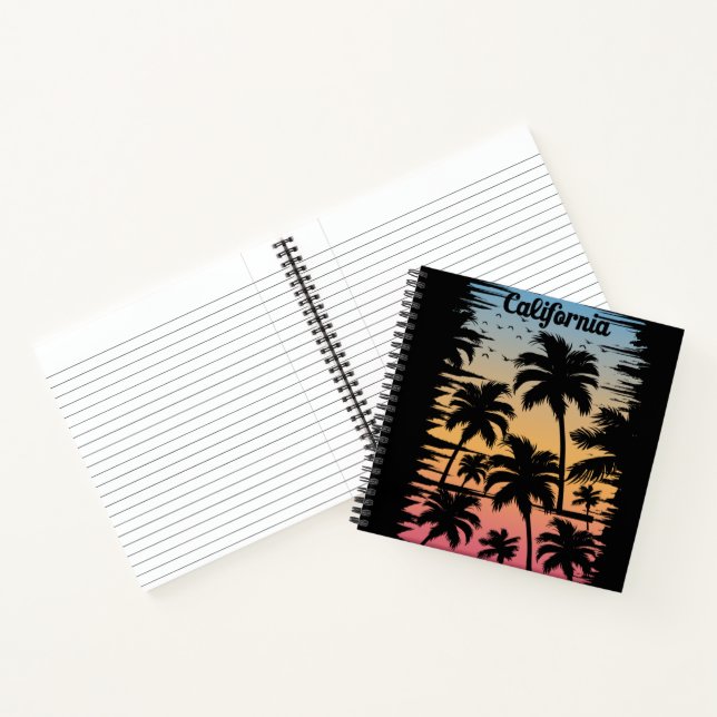 Cuaderno Árbol de palma de California (Interior)
