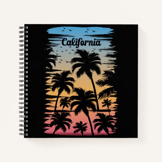 Cuaderno Árbol de palma de California (Anverso)