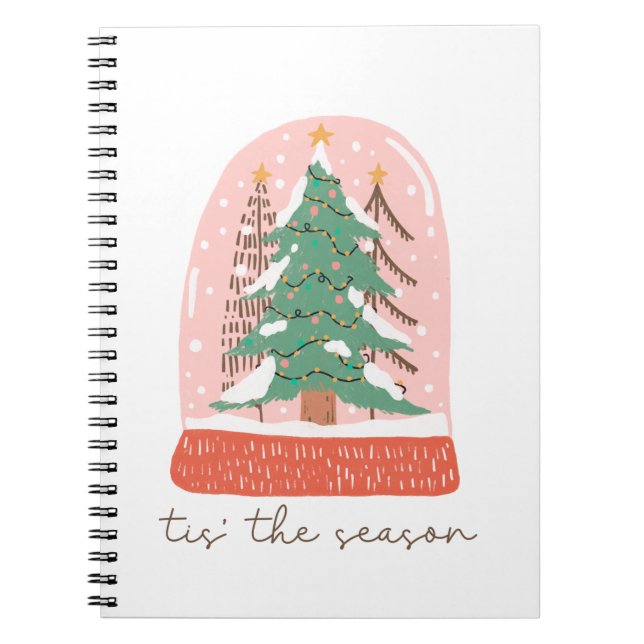 Cuaderno Árbol de regalo de Navidad Esta temporada (Frente)