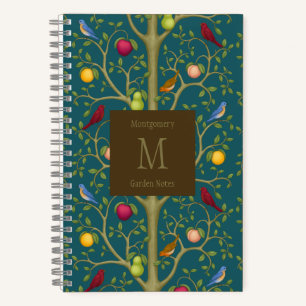 Cuaderno Árbol de Tesoros Vivientes Monogramado 5.5x8.5