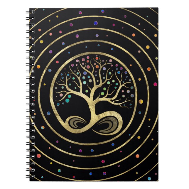Cuaderno Árbol de vida - Espiral infinita (Frente)