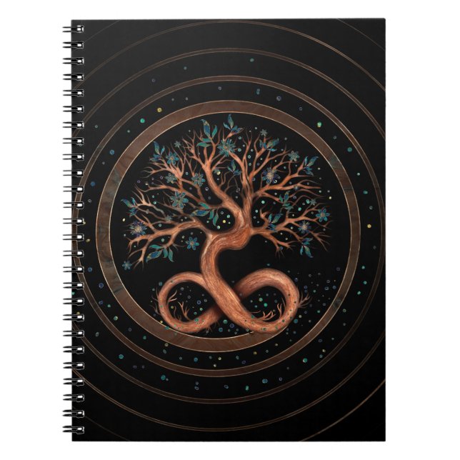 Cuaderno Árbol de vida - Espiral infinita (Frente)