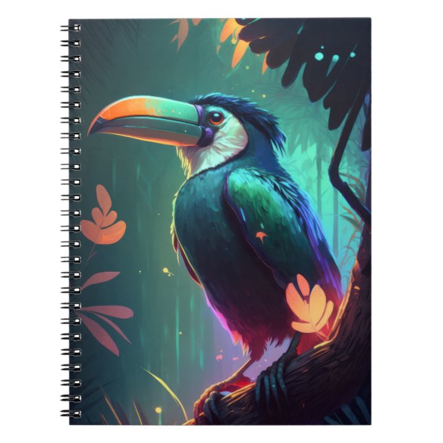 Cuaderno Árbol de vida silvestre de pintura de retratos de  (Frente)