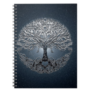 Cuaderno Árbol del azul de Nova de la vida