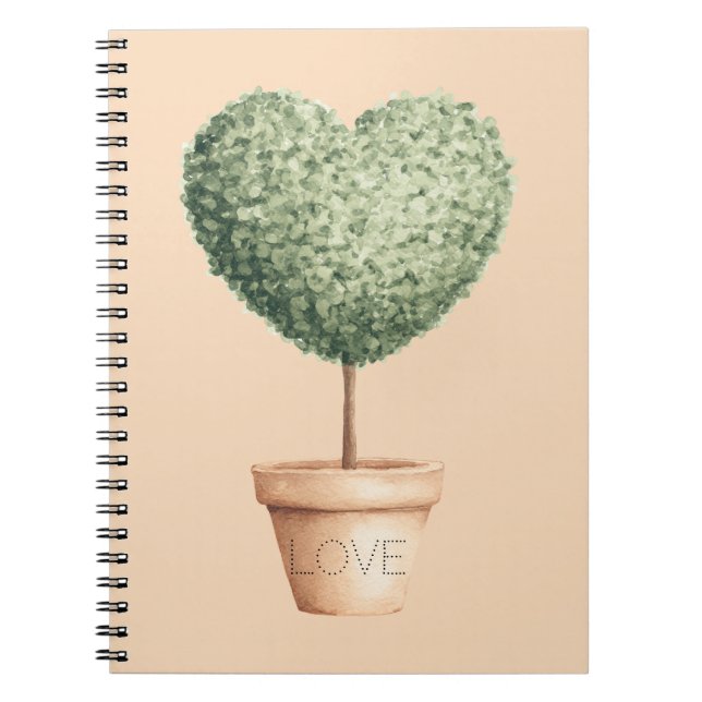 Cuaderno Árbol del Corazón Amor (Frente)