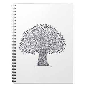Cuaderno Árbol del Doodle de la vida