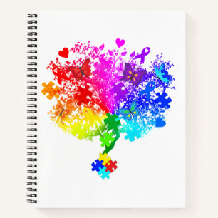 Cuaderno Árbol del espectro autista