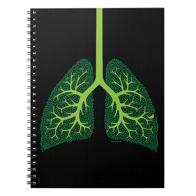 Cuaderno Árbol del pulmón (Frente)
