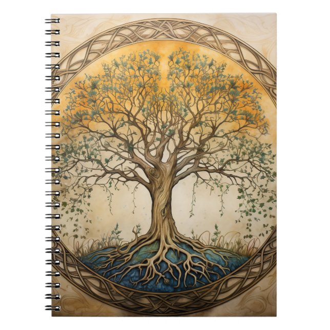 Cuaderno Árbol dorado de la vida (Frente)