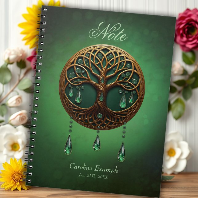 Cuaderno Árbol estilizado de vida (Subido por el creador)