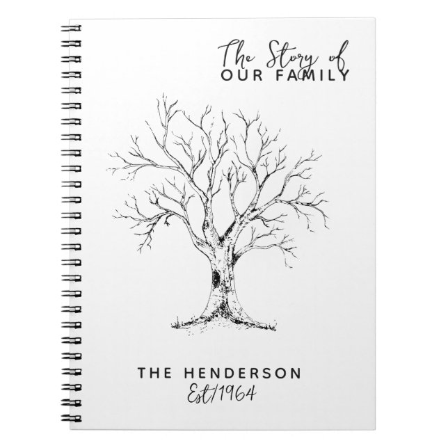 CUADERNO ÁRBOL FAMILIAR | PLANIFICADOR | HISTORIA FAMILIAR (Frente)