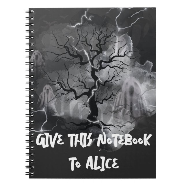 Cuaderno Árbol fantasma (Frente)
