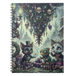Cuaderno Árbol festivo boca abajo 1