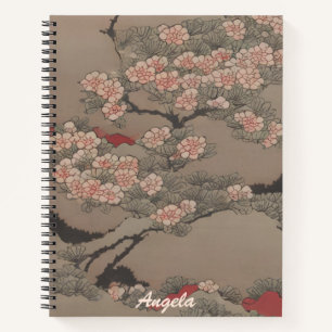 Cuaderno Árbol Florido Ukiyo-e