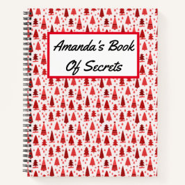 Cuaderno Árbol Minimalista moderno personalizado personaliz