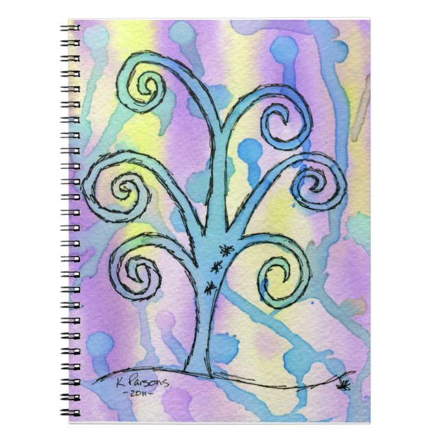 Cuaderno Árbol rizado (Frente)