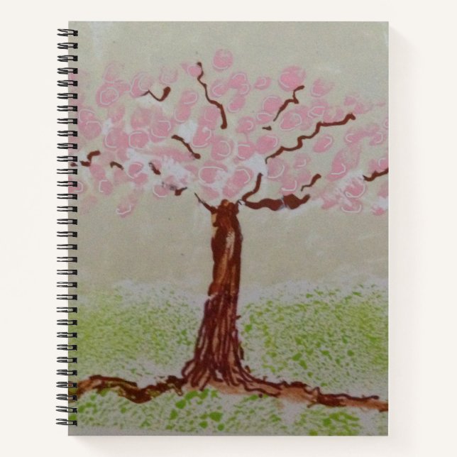 Cuaderno Árbol rosa (Anverso)