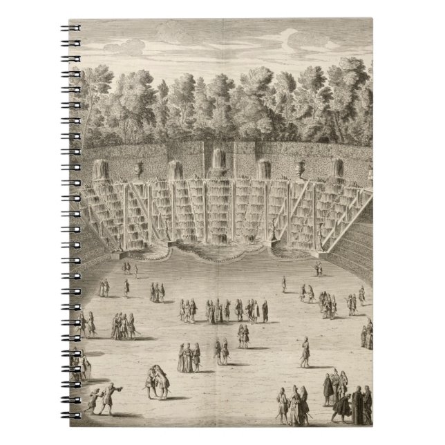 Cuaderno Arboleda del Salle du Bal, Versalles, de 'Les P (Frente)