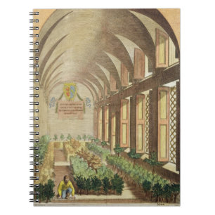 Cuaderno Árboles de fruta cítrica en un invernadero, de