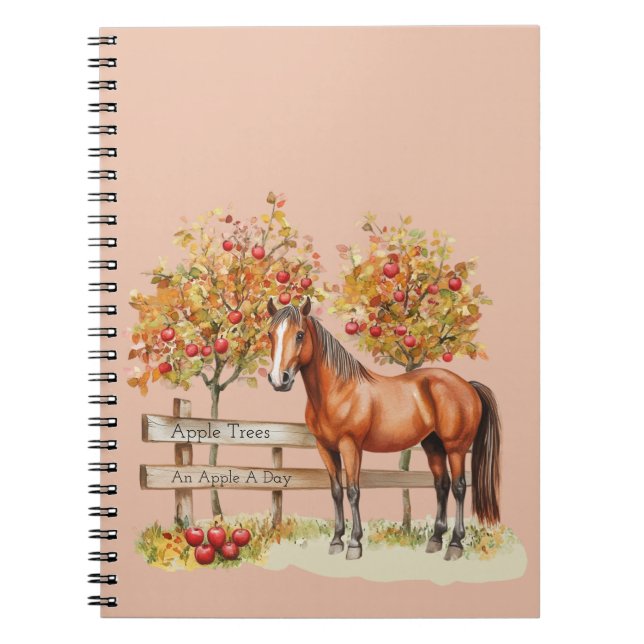 Cuaderno Árboles de Manzanas de Caballo (Frente)