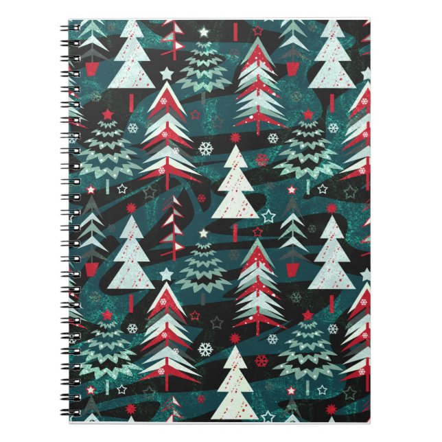 Cuaderno Árboles de Navidad. (Frente)