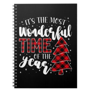 Cuaderno Árboles de Navidad es el momento más maravilloso d