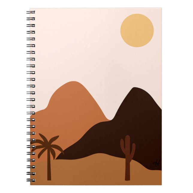 Cuaderno Árboles de plantas montañosas (Frente)