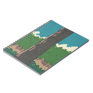 Cuaderno Árboles forestales japoneses